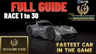 CSR2 Highclimb Flash Event: Complete Guide from Race 1 to Race 30 with the Fastest Car on the Game!