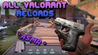 All Valorant gun reloads!  *ASMR*