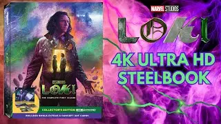 Marvel Studios Loki The Complete First Season 4K Ultra HD Steelbook