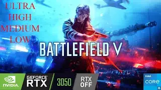 BATTLEFIELD 5 RTX 3050 + I5 11400 | ULTRA-LOW | RTX OFF | FULL HD