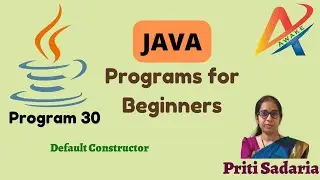 Java Programming Tutorial: Default Constructor
