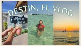 WEEK IN DESTIN, FL | exploring 30a, crab island, sunset dolphin cruise 🐚🐬