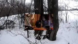 Безопасный срез дерева бензопилой