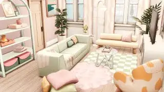 Brooklyn Townhouses / Bubblegum Apartment / The Sims 4 / no cc / stop motion