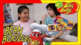 BEAN BOOZLED CHALLENGE! Super Gross Jelly Belly Beans Game | Fun Family Game | CurlyKidzTV