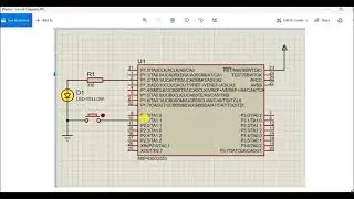 Simulation of MSP430 in Proteus and coding in Energia