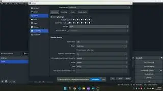 Starting the output failed. Please check the log for details. If you're using NVENC or AMD encoders.