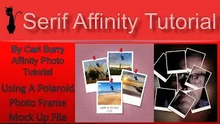 Affinity Photo - Using A Polaroid Photo Frame Mock Up File