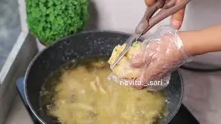 Cuma Gunting-Gunting aja jadi cemilan ENAAAK, akaran Sendok (Resep di Deskripsi)