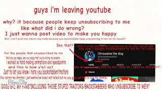 (13+) I'm leaving youtube