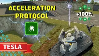 TESLA | ACCELERATION PROTOCOL | +100% SPEED and REACH - Tanki Online