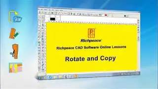 Richpeace CAD Software Online Lessons Tip of the day Rotate and Copy (V9)