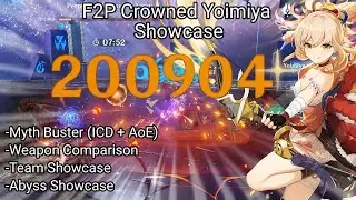 C0 F2P Yoimiya Showcase. The Most Undervalued 5* | Genshin Impact
