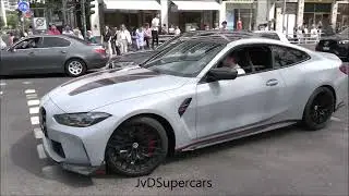 1 of 1000 BMW M4 CSL in Düsseldorf - Driving & Exhaust sound!