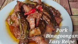 PORK BINAGOONGAN RECIPE | How to Cook | Tipid-Easy Recipe