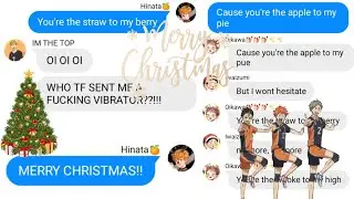 Im Yours & Perfect two mashup || Haikyuu texts || Christmas Special🎄❤️