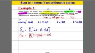 (8) Sequences and Series