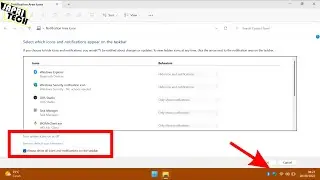 Cara Menampilkan Icon yang Tersembunyi di Taskbar Windows 11