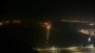 Полет ночью на Омск Центральный