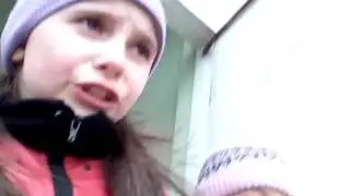 Vlog как мы идем домой.