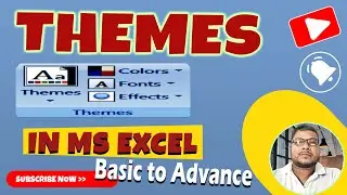How To Themes  In Ms Excel  || Ms Excel Main Themes Kaise Use Karte Hain?