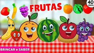 APRENDER OS NOMES DAS FRUTAS E APRENDER AS CORES - DESENHO EDUCATIVO