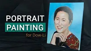 Portrait Painting. Los Angeles. The Stolen Art.