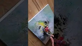 Textured Abstract Painting 😍😍😍 #abstractpainting #acrylicpainting #texturepainting #shorts #art