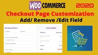 [FREE Plugin]  Woocommerce Checkout Page Customization - How To Remove/Add Checkout Fields - Easy!