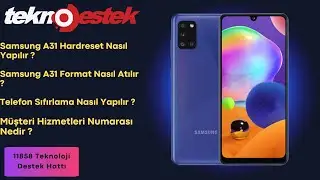 Samsung A31 hardreset ve sıfırlama nasıl yapılır ? Telefona format atma nasıl yapılır ?
