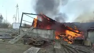 Пожар #6 / Склад / Fire warehouse