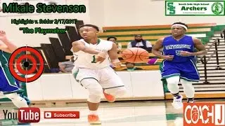 Mikale Stevenson Highlights v  Snider Panthers 2172017