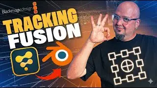 🎯Perfect Motion Tracking in Fusion! 4 Methods + Export to Blender ✨