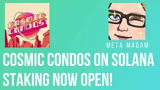 Cosmic Condos- Staking now available! NFT Staking Rewards $SPACEGOLD