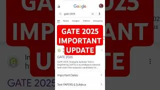 GATE 2025 form fill up date #gate2025 #gateexam #gateexam2025 #gate #gatedate @onepointacademy