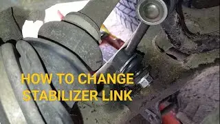 HOW TO REPLACE STABILIZER LINK / Easy way