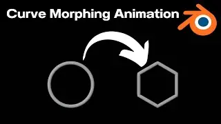 Curve Morphing  Animation in Blender  3.6.3