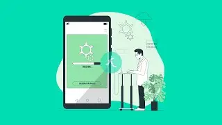 Operating system Lottie JSON animation