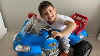 Sürpriz akülü motor, eğlenceli çocuk videosu