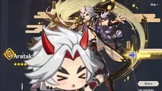 Arataki Itto reunited(in pulling) with his CN father! |Genshin Impact