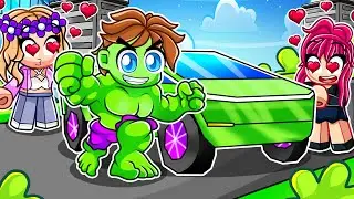 Surprising My CRAZY FAN GIRLS With The NEW $25,000,000 HULK SUPERCAR in Roblox Driving Empire!