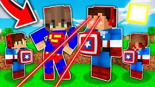 MOJA RODZINA JEST SUPER-MAN W MINECRAFT?! GPLAY & LAKI