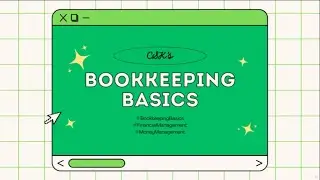 Bookkeeping Basics!