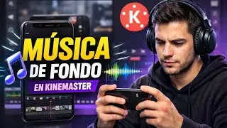 COMO poner MÚSICA DE FONDO en Kinemaster (fácil y Rapido)