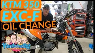 KTM 350 EXC-F Oil Change 2020