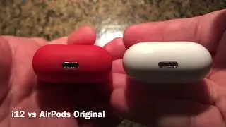 i12 Vs Real AirPods Comparison Video