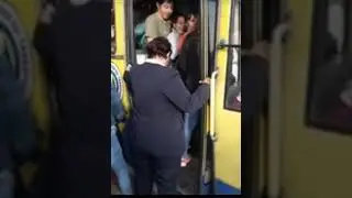 De esta manera se viaja todos los días en el 306 destino Geant Montevideo 2018