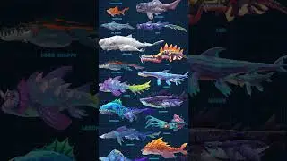 HUNGRY SHARK EVOLUTION | ALL SHARK SIZE COMPARISON Zamaharibu Update