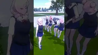 changing shoes in the air 😂 #shorts #yanderesimulator