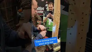 New locking screws that won't strip out. What do you think?  #woodworking #screws #innovation